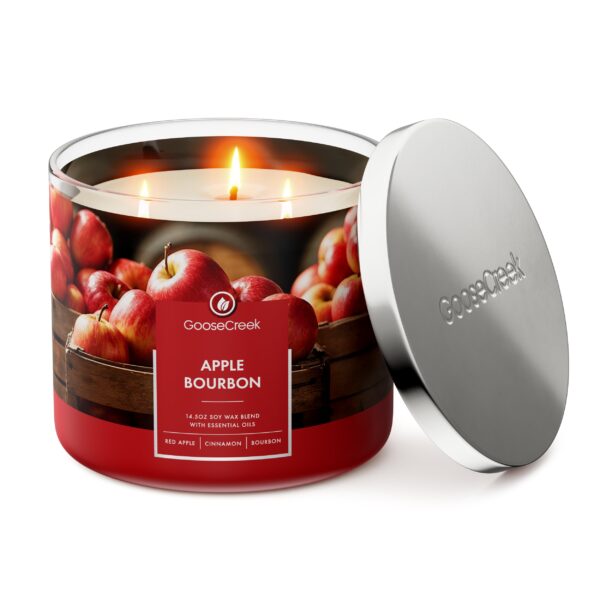 Apple Bourbon 3-Wick Candle - Image 2
