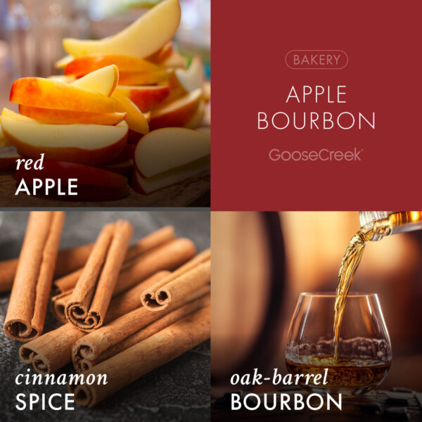 Apple Bourbon 3-Wick Candle - Image 3