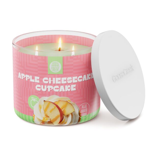 Apple Cheesecake Cupcake 3-Wick Candle - Image 2