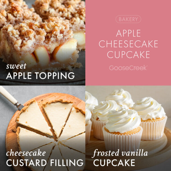 Apple Cheesecake Cupcake 3-Wick Candle - Image 3