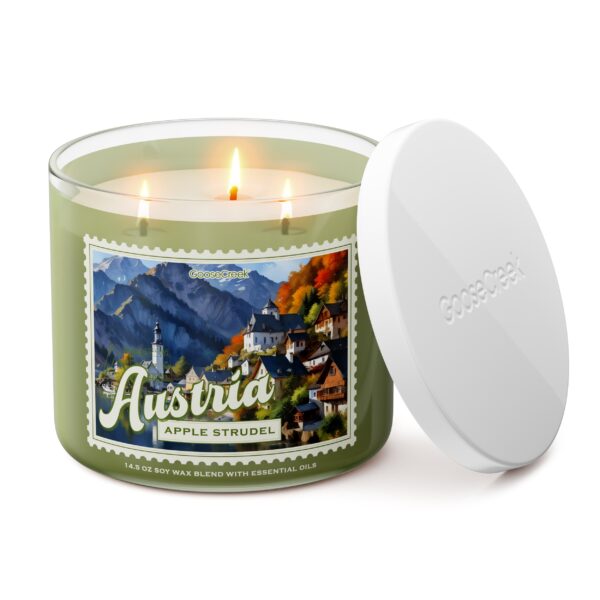 Apple Strudel Austria 3-Wick Candle - Image 2