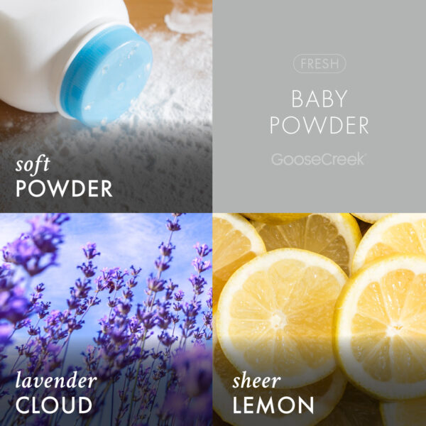 Baby Powder 3-Wick Candle - Image 3