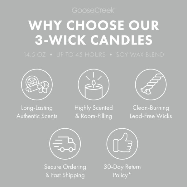 Baby Powder 3-Wick Candle - Image 4