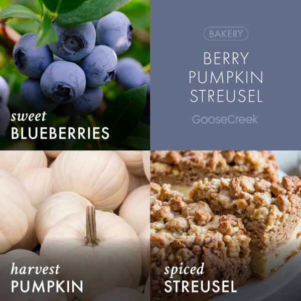 Berry Pumpkin Streusel 3-Wick Candle - Image 3