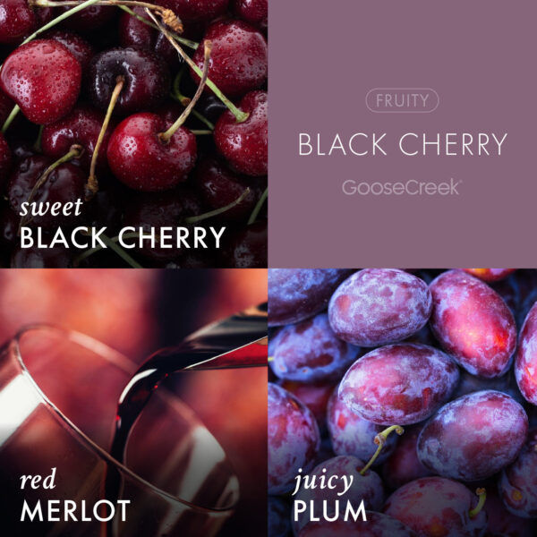 Black Cherry 3-Wick Candle - Image 3