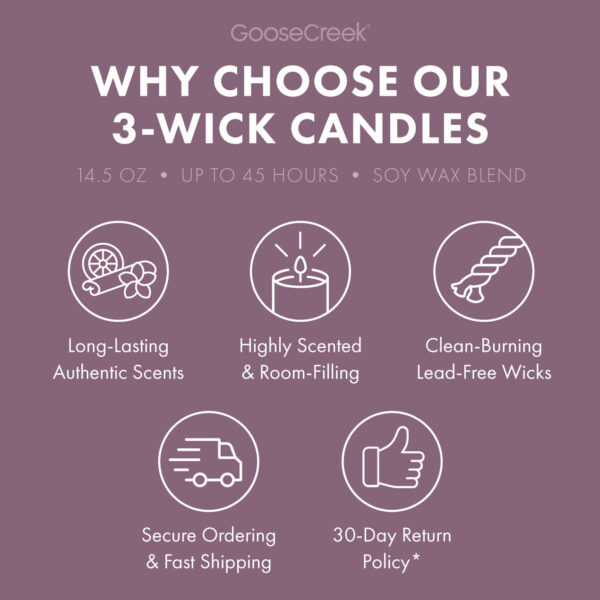 Black Cherry 3-Wick Candle - Image 4