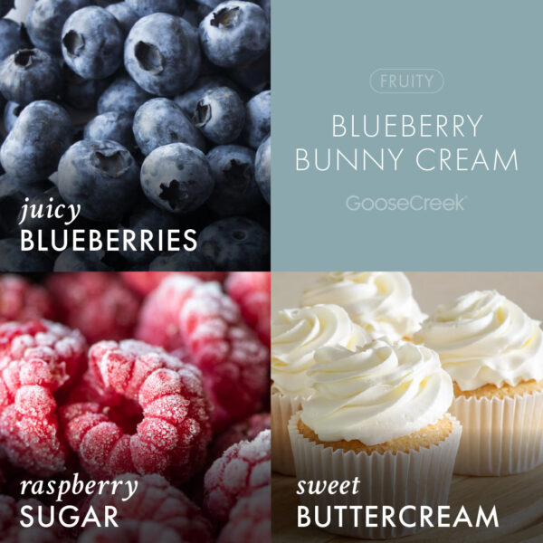 Blueberry Bunnycream Large 3-Wick Candle - Image 3