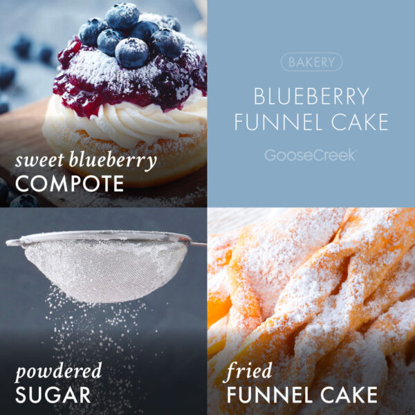 Blueberry Funnel Cake 3-Wick Candle - Image 3