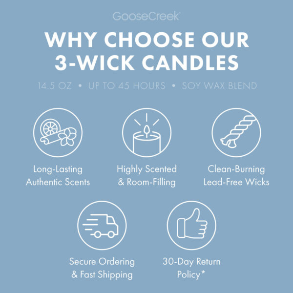 Blueberry Funnel Cake 3-Wick Candle - Image 4