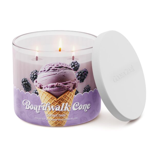 Boardwalk Cone 3-Wick Candle - Image 2