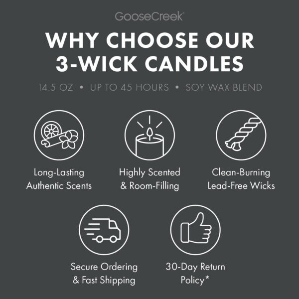Burlwood & Oak 3-Wick Candle - Image 4