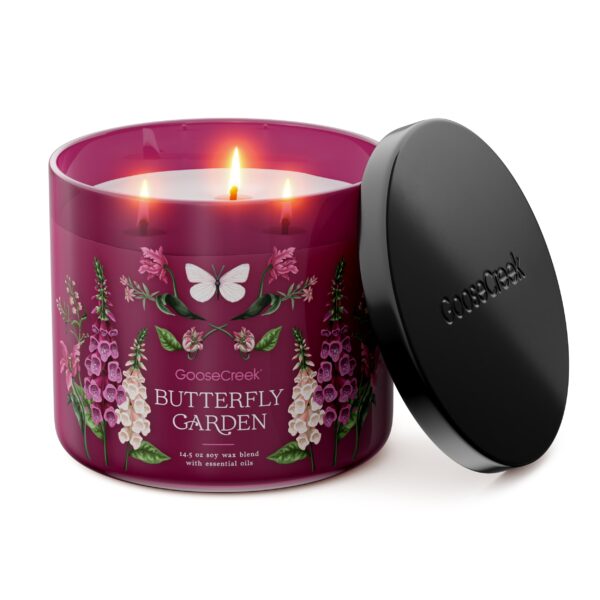 Butterfly Garden 3-Wick Candle - Image 2