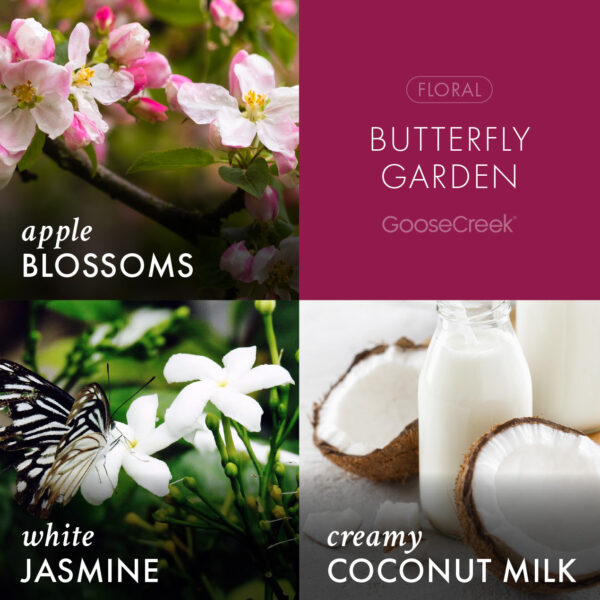 Butterfly Garden 3-Wick Candle - Image 3