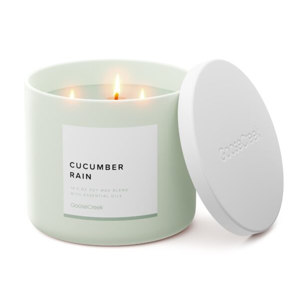 Cucumber Rain 3-Wick Candle - Image 2