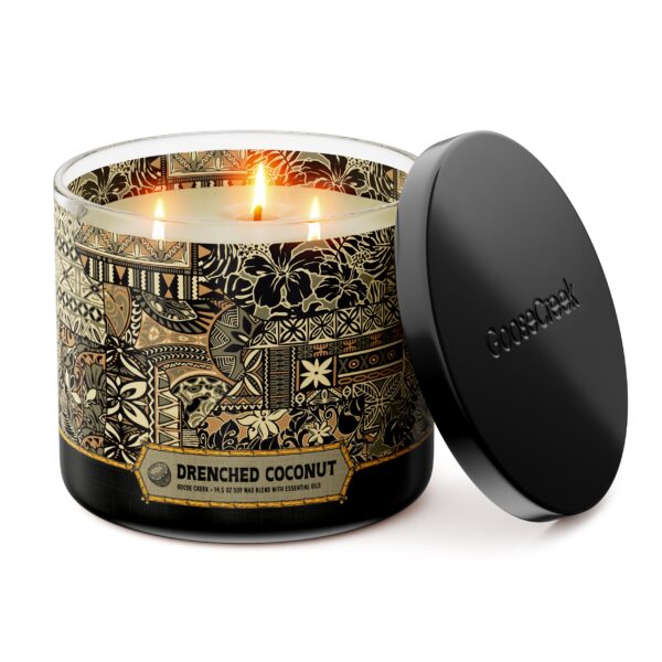 Drenched Coconut 3-Wick Candle - Image 2