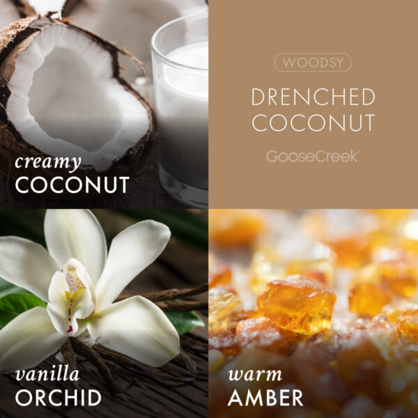 Drenched Coconut 3-Wick Candle - Image 3