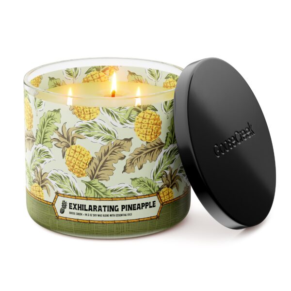 Exhilarating Pineapple 3-Wick Candle - Image 2