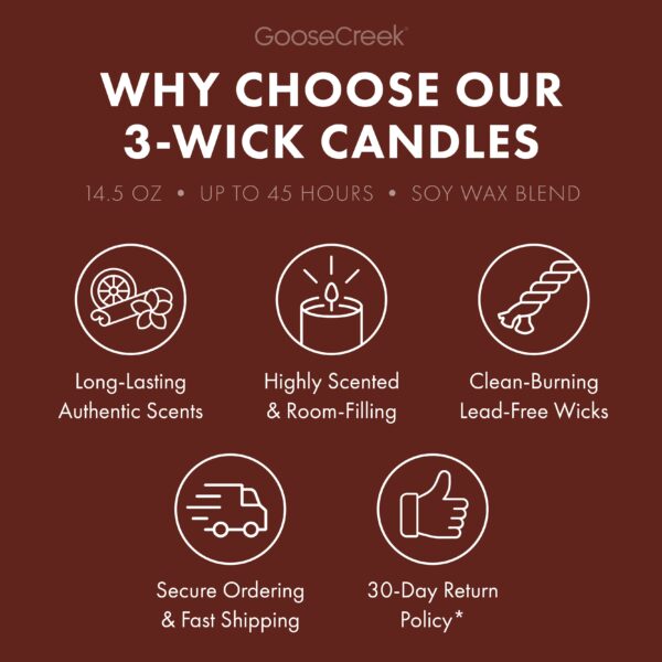 Fall Fireside Cuddle 3-Wick Candle - Image 4