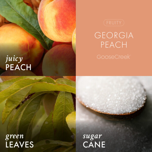 Georgia Peach 3-Wick Candle - Image 3