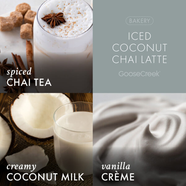 Iced Coconut Chai Latte 3-Wick Candle - Image 4