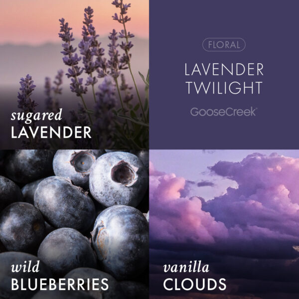 Lavender Twilight 3-Wick Candle - Image 3