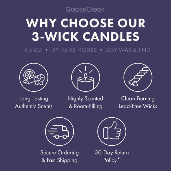 Lavender Twilight 3-Wick Candle - Image 4