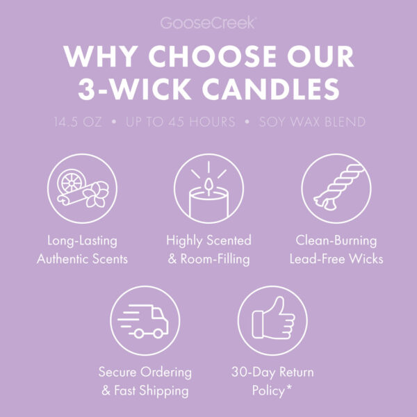 Lilac Garden 3-Wick Candle - Image 4