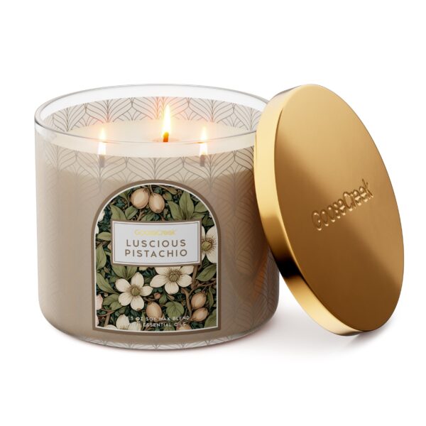 Luscious Pistachio 3-Wick Candle - Image 2