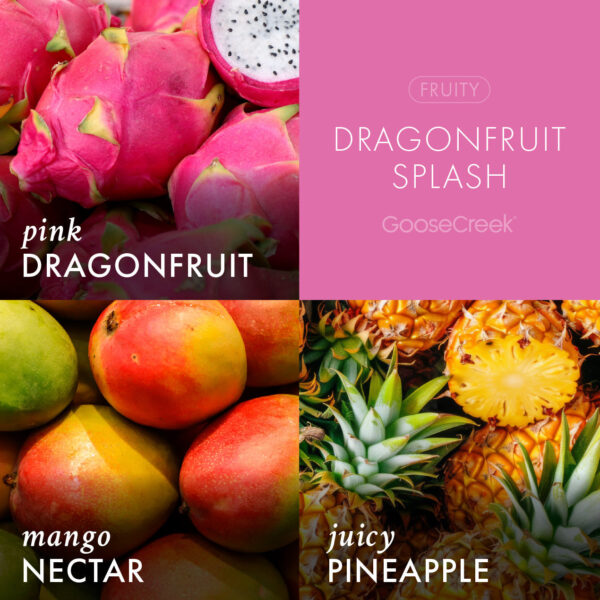 Odor Eliminating Dragonfruit Splash 3-Wick Candle - Image 3