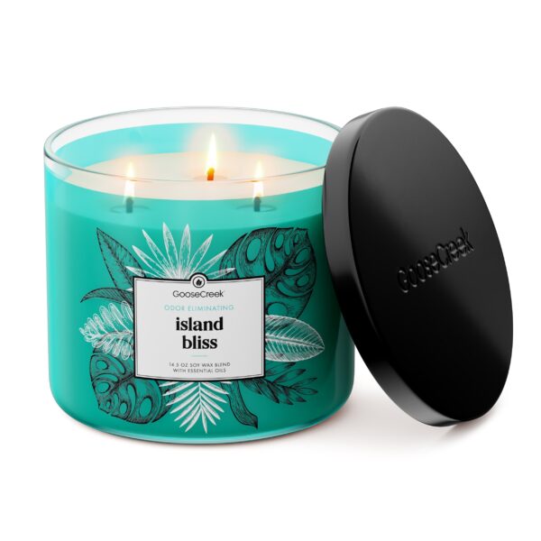 Odor Eliminating Island Bliss 3-Wick Candle - Image 2