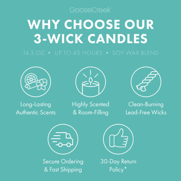 Odor Eliminating Island Bliss 3-Wick Candle - Image 5