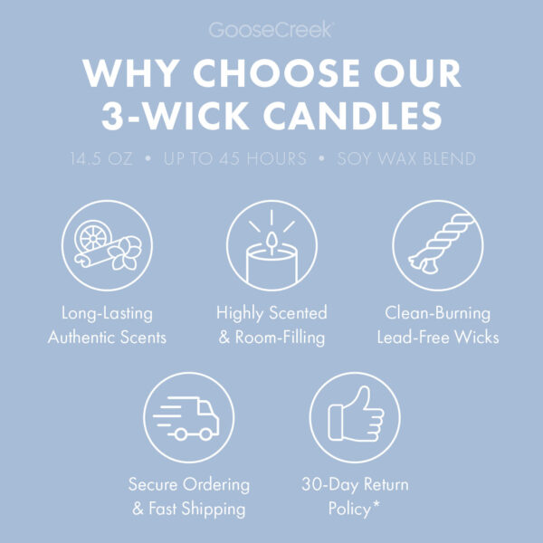 Odor Eliminating Lost at Sea 3-Wick Candle - Image 5