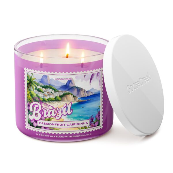 Passionfruit Caipirinha Brazil 3-Wick Candle - Image 2