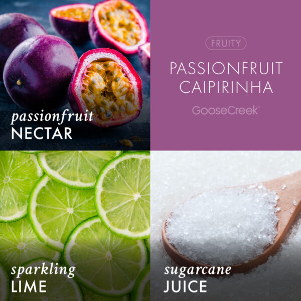 Passionfruit Caipirinha Brazil 3-Wick Candle - Image 3