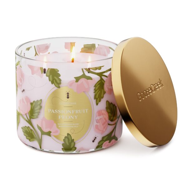Passionfruit Peony 3-Wick Candle - Image 2