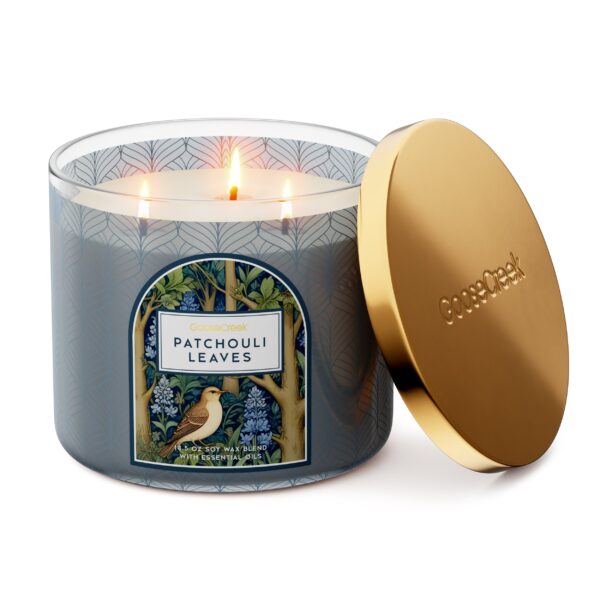 Patchouli Leaves 3-Wick Candle - Image 2