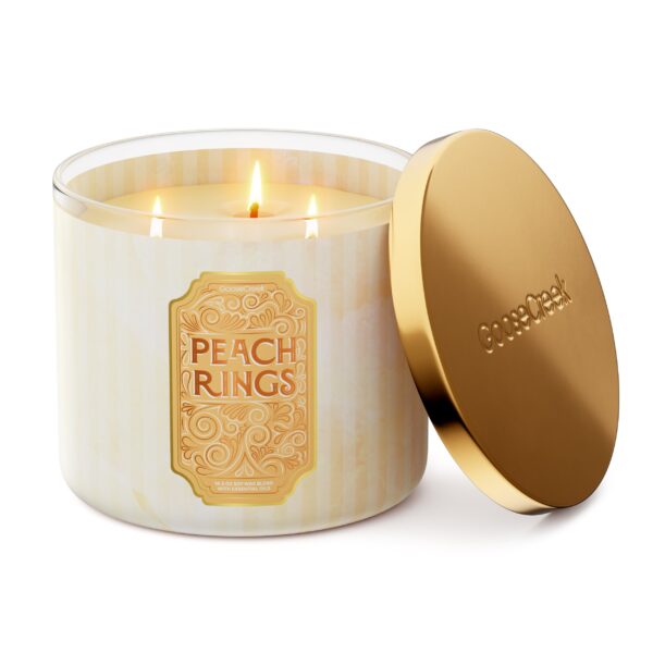 Peach Rings 3-Wick Candle - Image 2