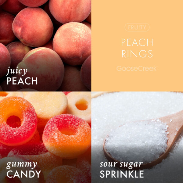 Peach Rings 3-Wick Candle - Image 3