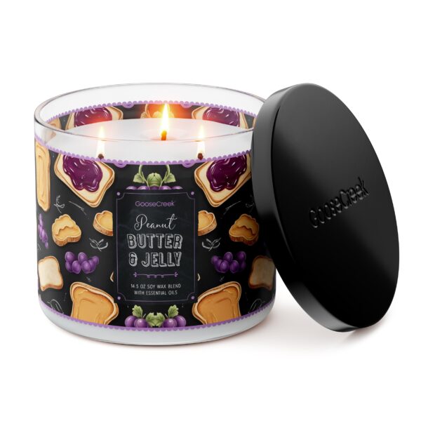Peanut Butter & Jelly 3-Wick Candle - Image 2
