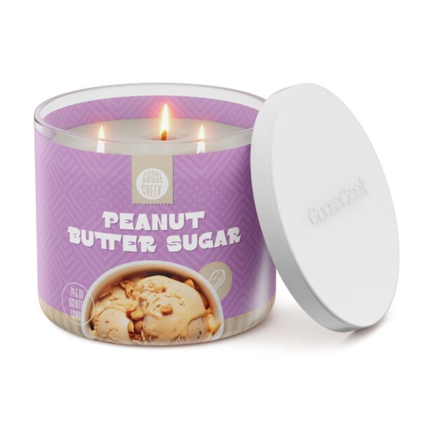 Peanut Butter Sugar 3-Wick Candle - Image 2