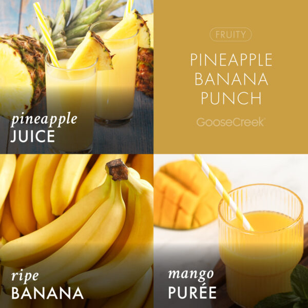 Pineapple Banana Punch 3-Wick Candle - Image 3