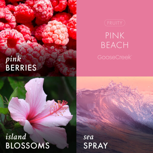Pink Beach 3-Wick Candle - Image 3