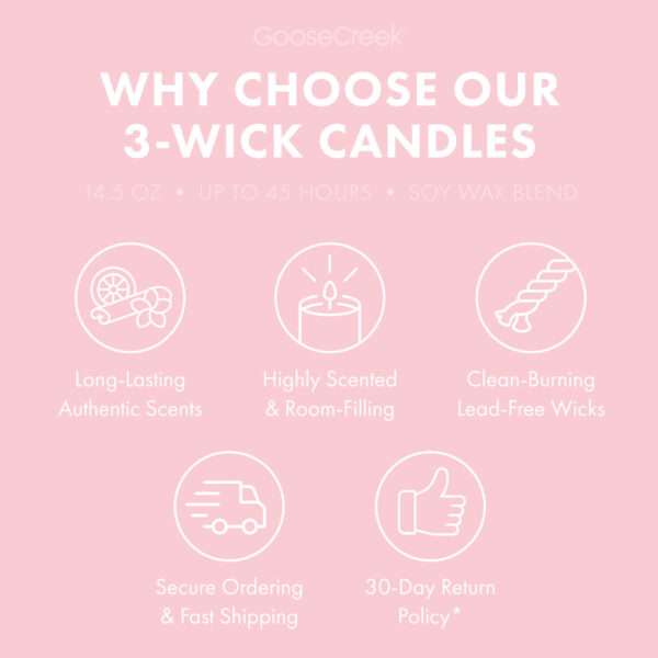 Pink Lemonade 3-Wick Candle - Image 4
