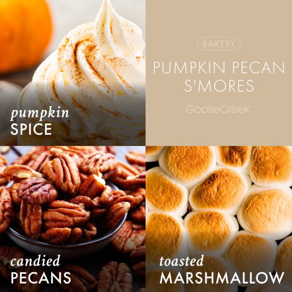 Pumpkin Pecan S'mores 3-Wick Candle - Image 3