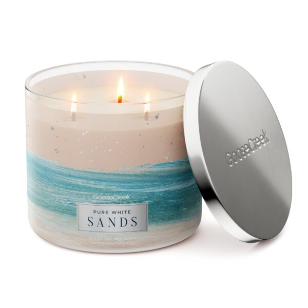 Pure White Sands 3-Wick Candle - Image 2