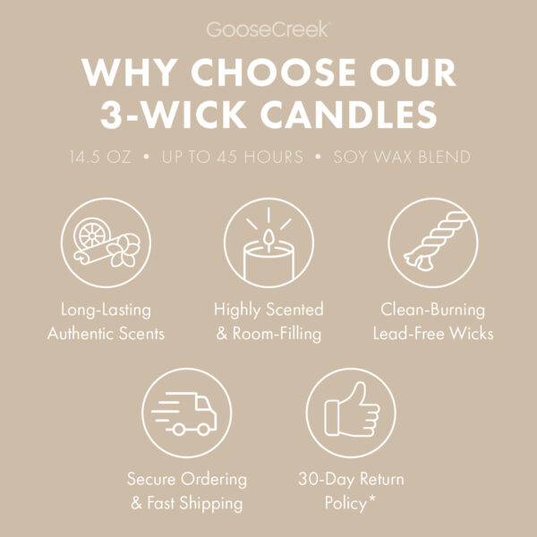 Pure White Sands 3-Wick Candle - Image 4