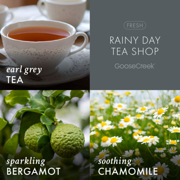 Rainy Day Tea Shop 3-Wick Candle - Image 3