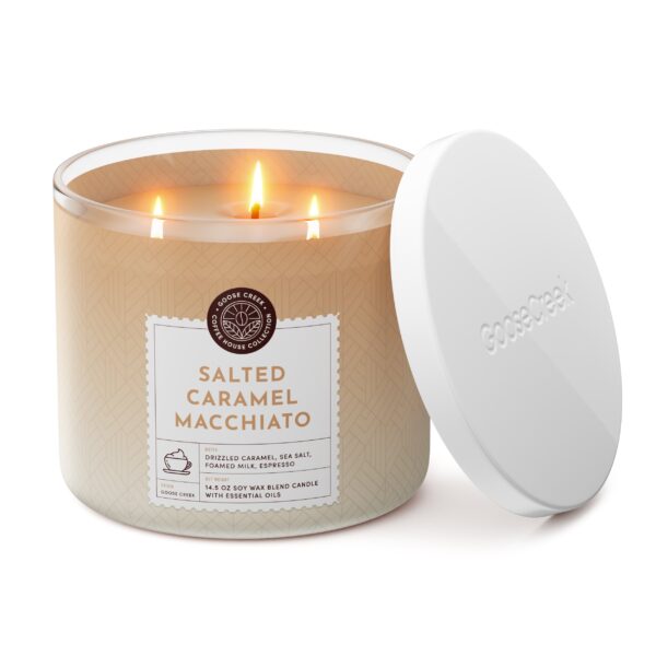 Salted Caramel Macchiato 3-Wick Candle - Image 2