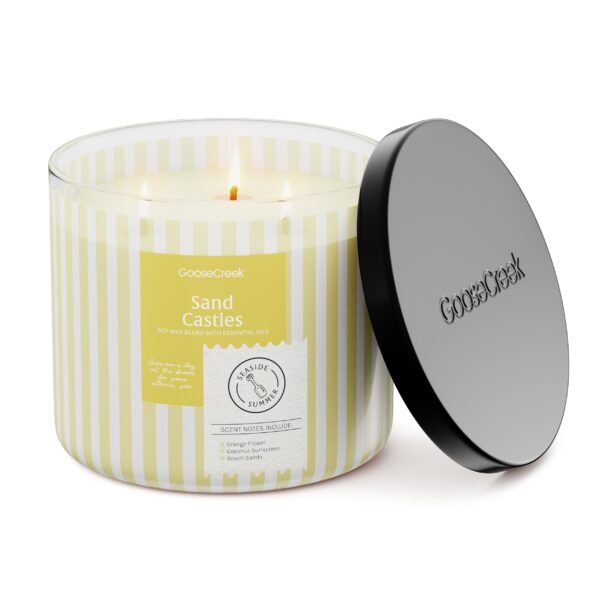 Sand Castles 3-Wick Candle - Image 2