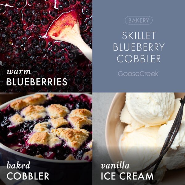 Skillet Blueberry Cobbler 3-Wick Candle - Image 3